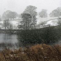 Snowing At Fewston Reservoir