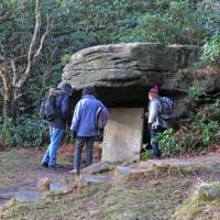 Looking At The Plaque Under Lady Blanytre's Rock