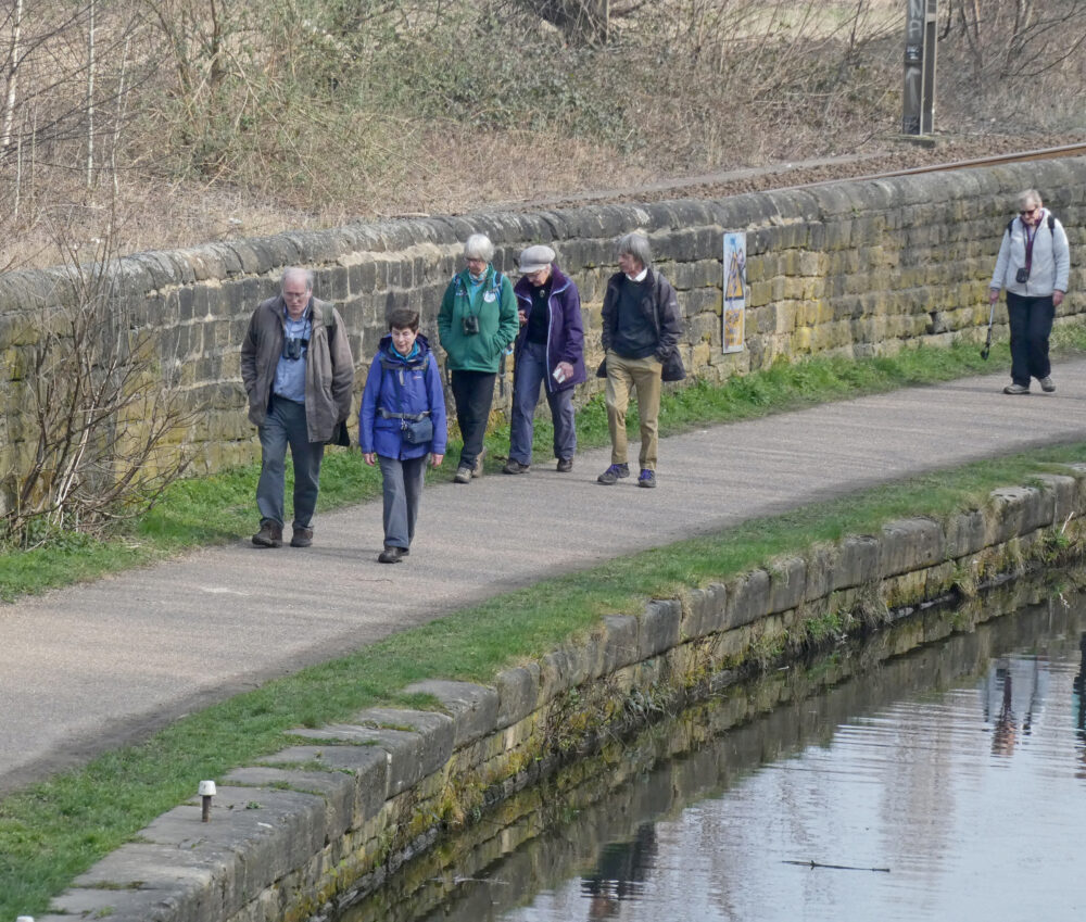Walking Along the Towpath, Kirkstall, 22nd March 2022