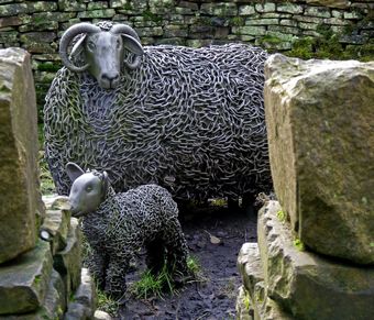Sheep Sculptures
