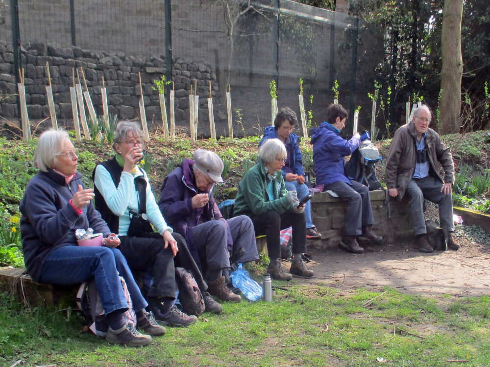 The Group Relaxing After Lunch, Kirkstall, 22nd March 2022